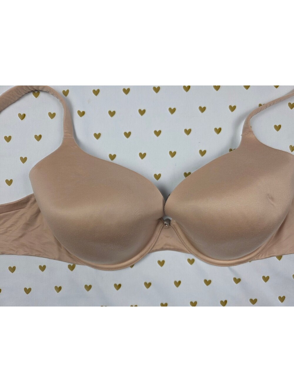 Victorias Secret beige Lined Perfect Coverage Bra 36D